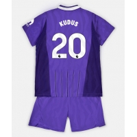 Dres Tottenham Hotspur Mohammed Kudus #20 Tretina pre deti 2026-27 Krátky Rukáv (+ trenírky)